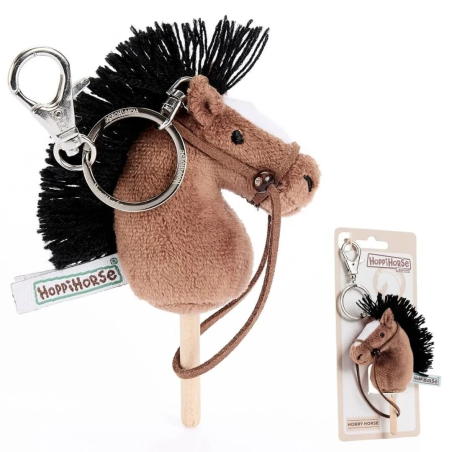 Portachiavi HoppiHorse HobbyHorse baia 12cm