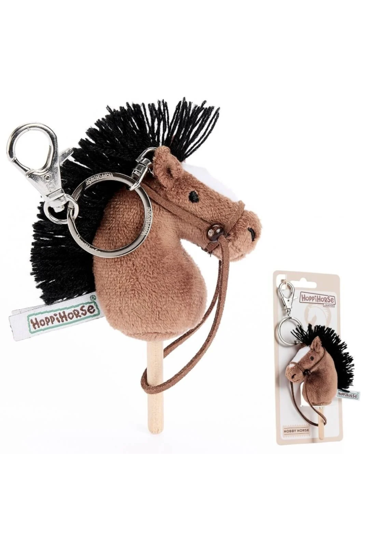 Portachiavi HoppiHorse HobbyHorse baia 12cm