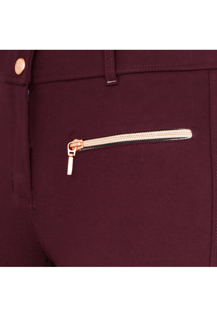 Pantaloni da equitazione EQ.QUEEN Redbridge giovanile