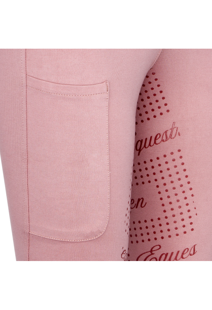 Pantaloni da equitazione EQ.QUEEN Redbridge giovanile