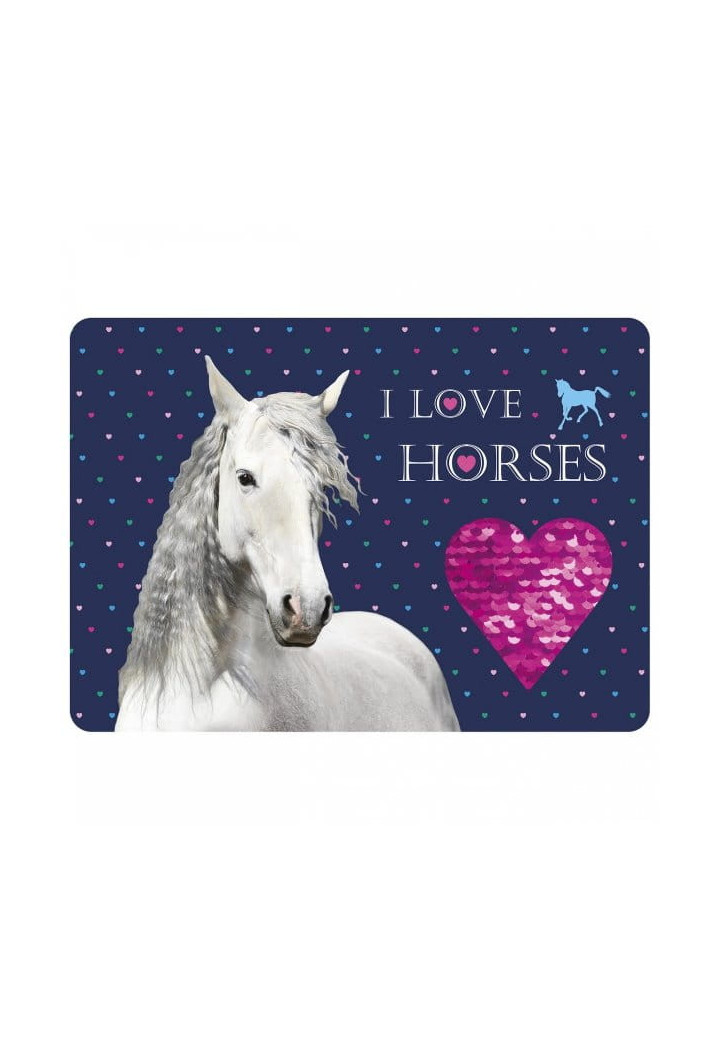 Tappetino da tavolo DERFORM I Love Horses 290x400
