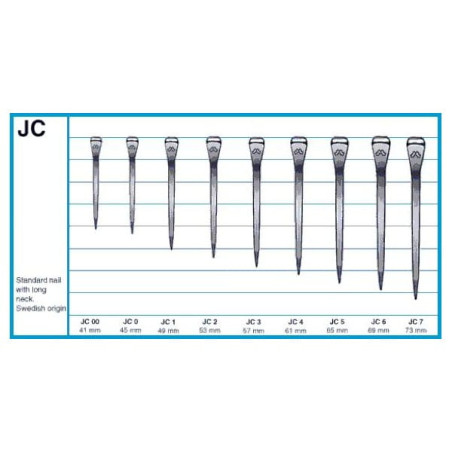 Chiodi da ferratura MUSTAD JC-0 10503 dic 100 pc