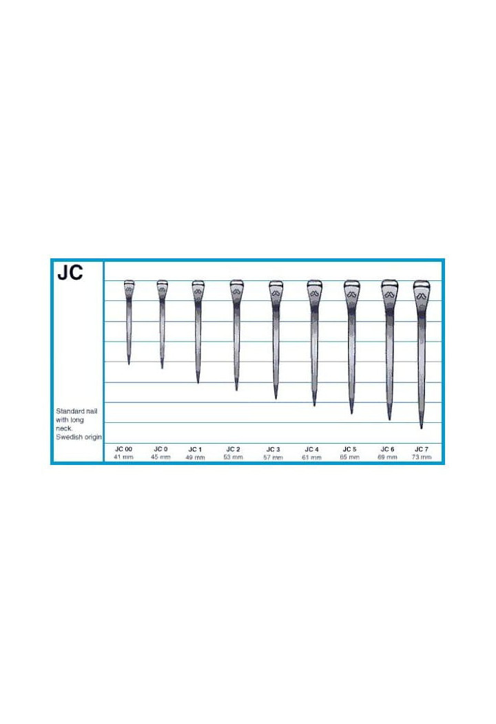 Chiodi da ferratura MUSTAD JC-0 10503 dic 100 pc