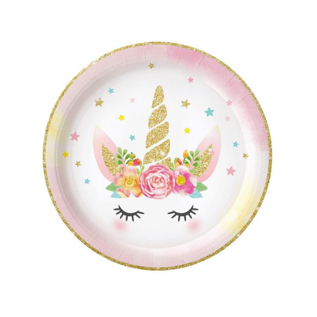 Piastre di carta GODAN Unicorn 6 pcs