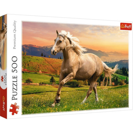 Puzzle TREFL Sunset Galop 500 elementi