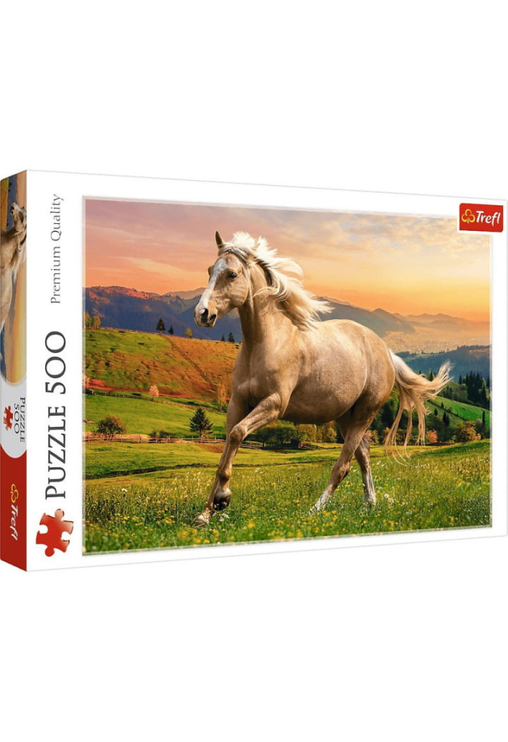 Puzzle TREFL Sunset Galop 500 elementi