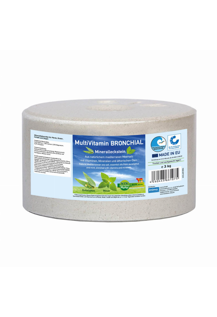 Blocco da leccare minerale IMIMA MultiVitamin Bronchial 3kg