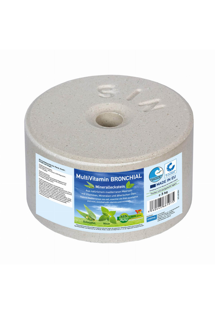 Blocco da leccare minerale IMIMA MultiVitamin Bronchial 3kg