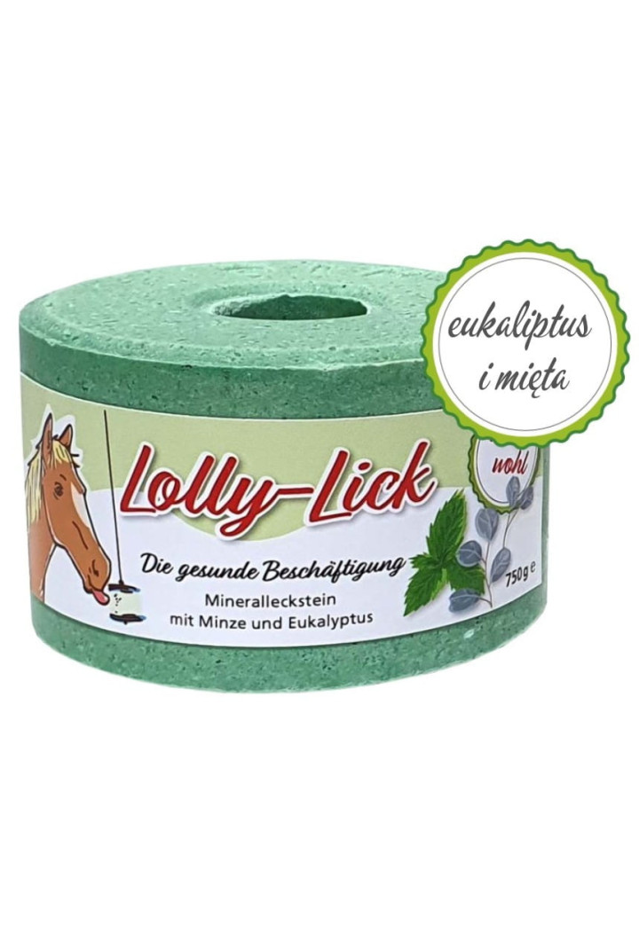 Blocco da leccare LOLLY-LICK menta/eucalyptus 750g