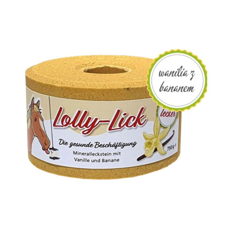 Blocco da leccare LOLLY-LICK vaniglia/banan 750g