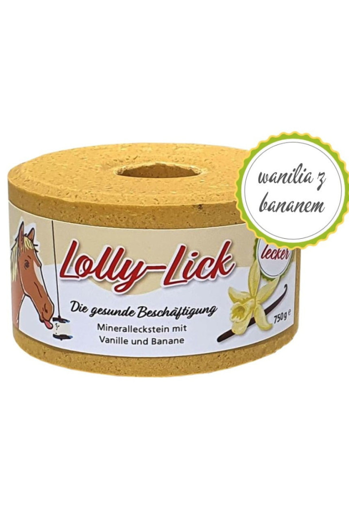 Blocco da leccare LOLLY-LICK vaniglia/banan 750g