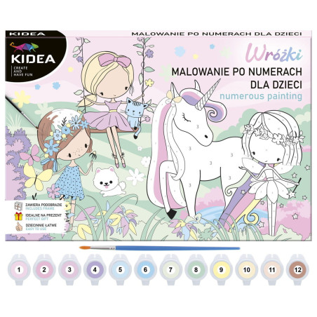 Set creativo KIDEA Maluj da numeri di fata