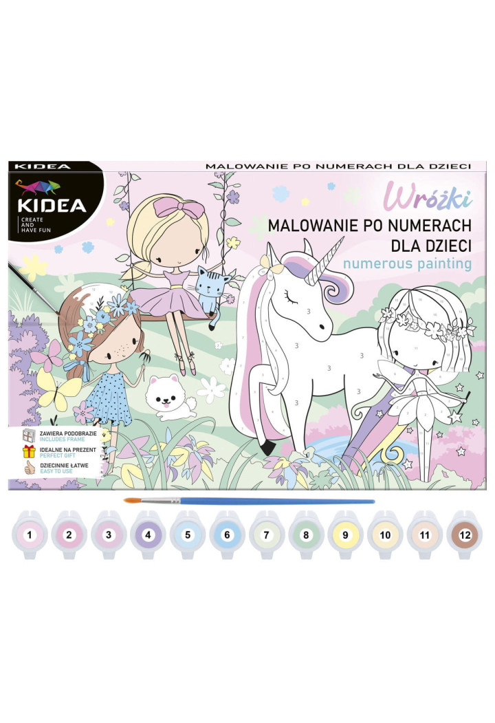 Set creativo KIDEA Maluj da numeri di fata
