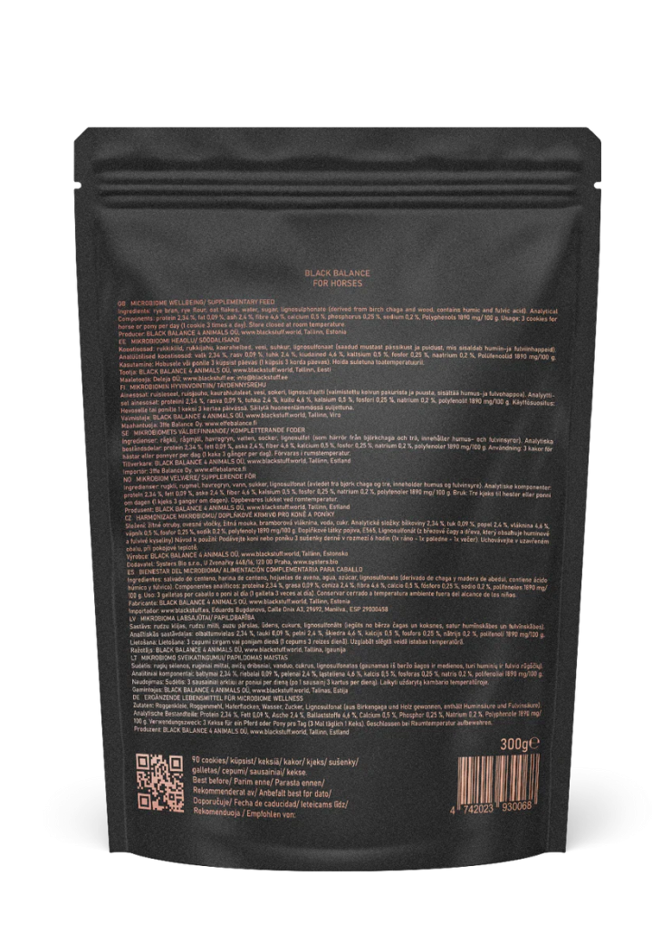 BLACK STUFF BlackBalanceCookie 300g