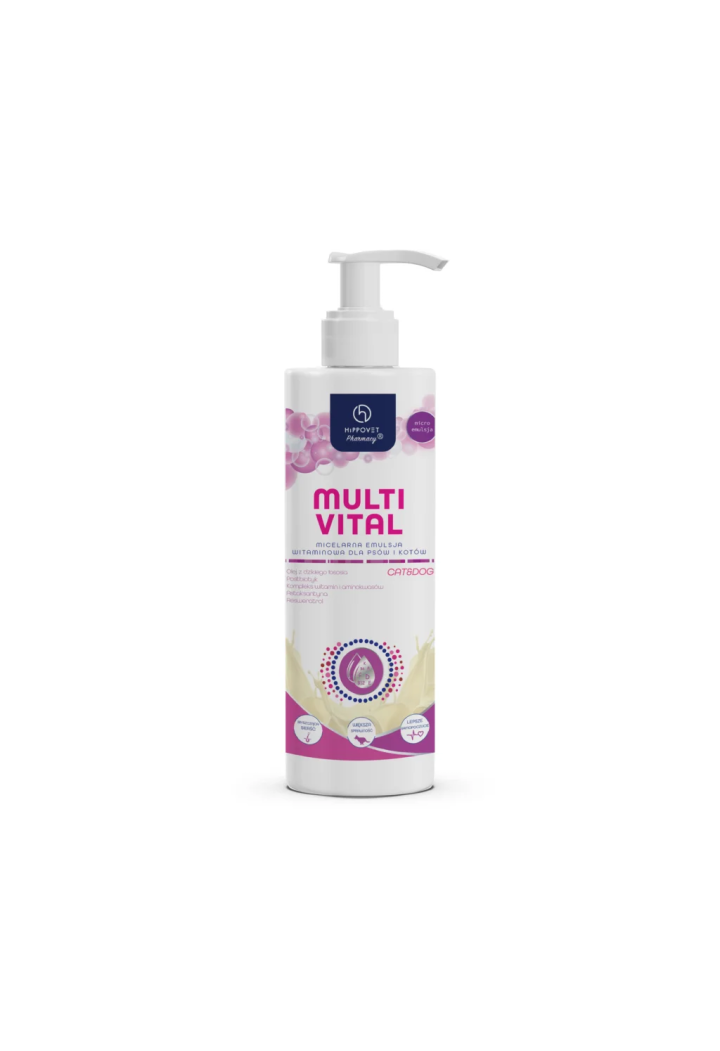 HIPPOVETPharmacy MultiVital cane e gatto 250ml emulsione