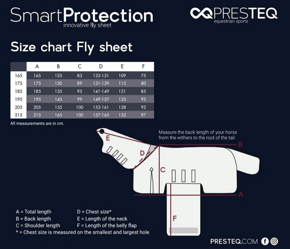 Coperta per cavalli per insetti PresTEQ SmartProtection