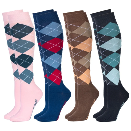 Calze da equitazione Harry's Horse Check 26SS