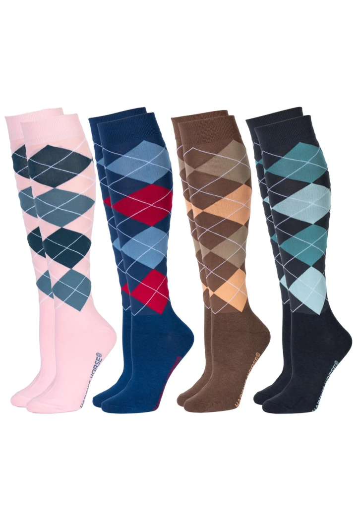 Calze da equitazione Harry's Horse Check 26SS