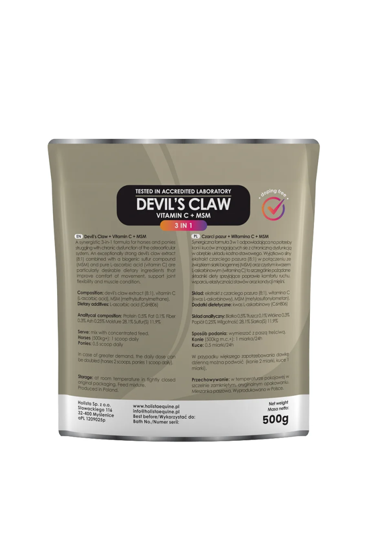 Supplemento Devils Claw 3 in 1 HOLISTA 1000g