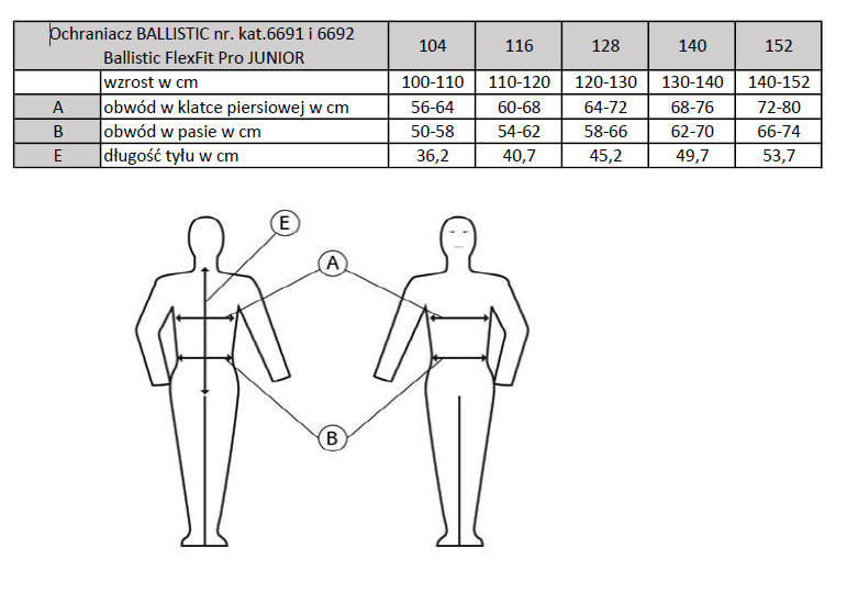 KOMPERDELL Ballistic Junior gilet protettivo