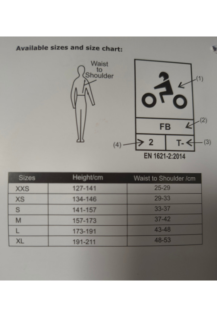 Protezione posteriore START FlexPro per adulti