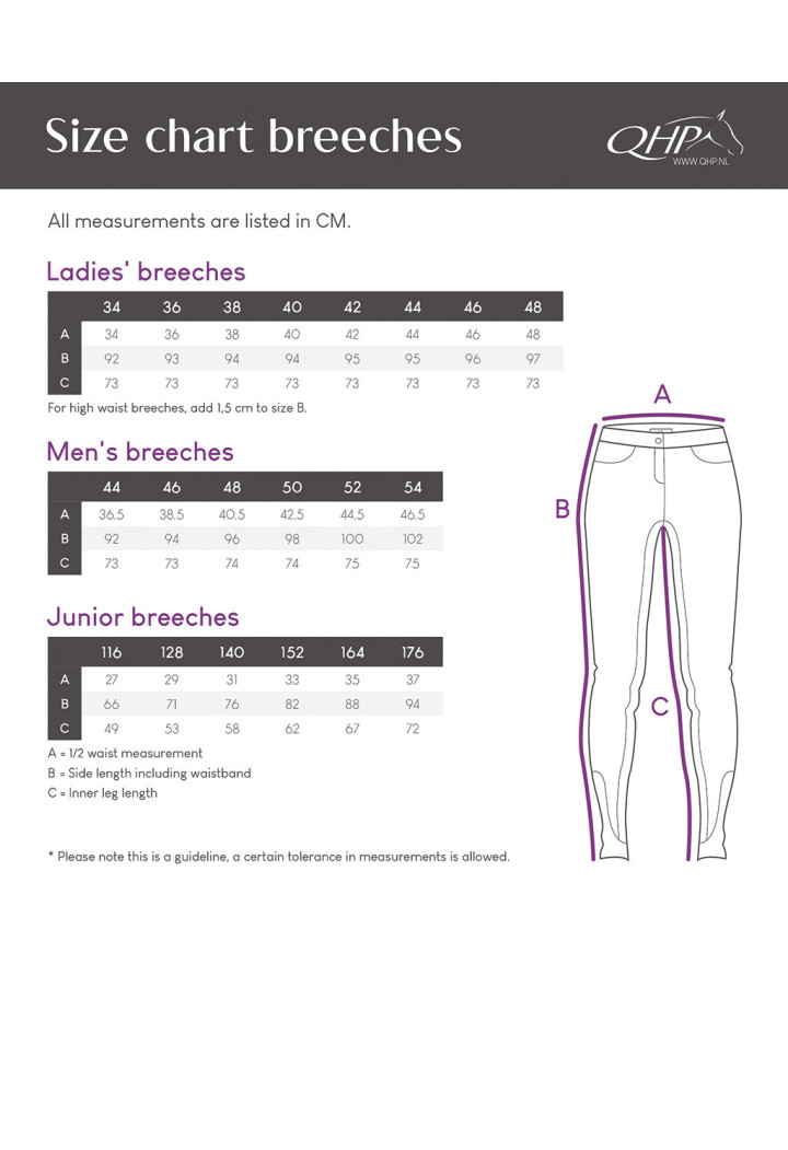Leggings QHP Eden FullGrip delle donne