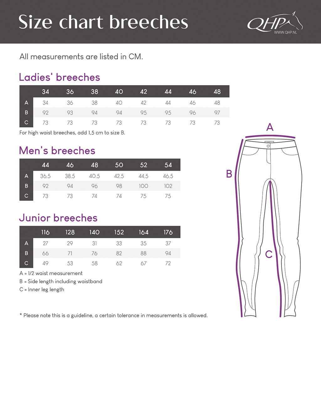 Leggings QHP Eden FullGrip delle donne