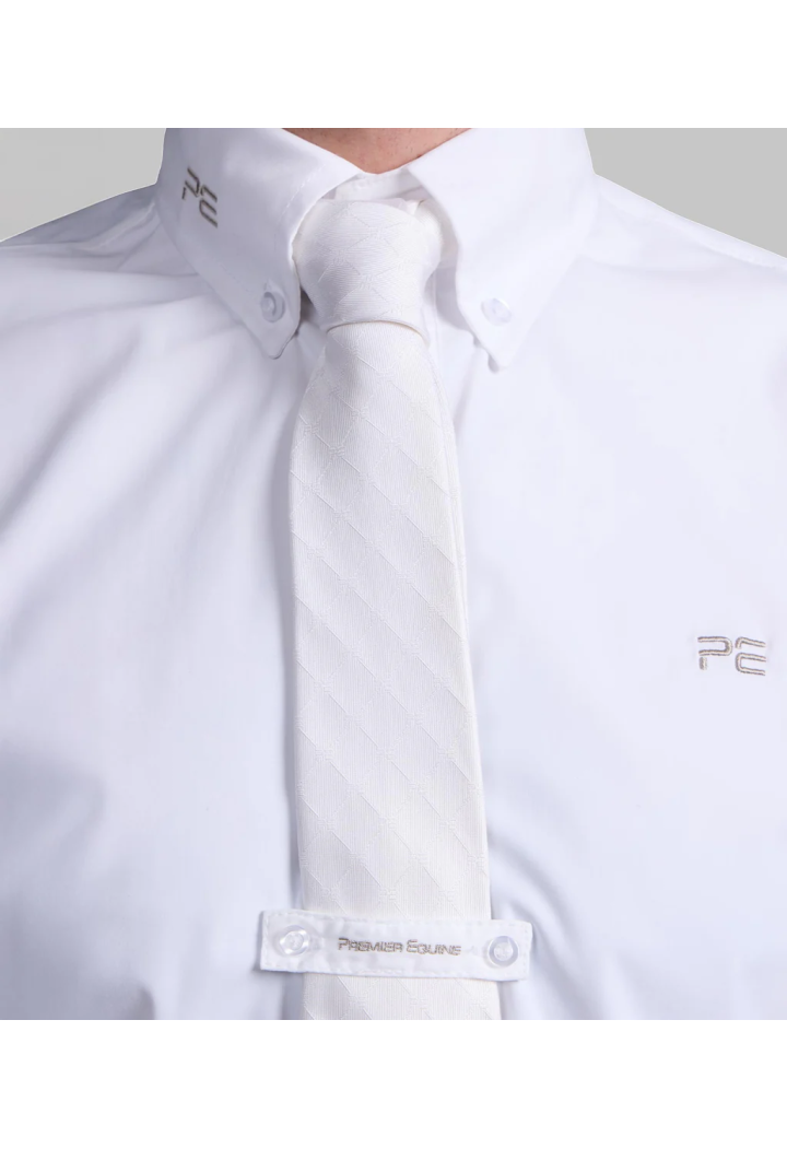 Camicia da competizione PREMIER EQUINE Short Sleeve Show maschio