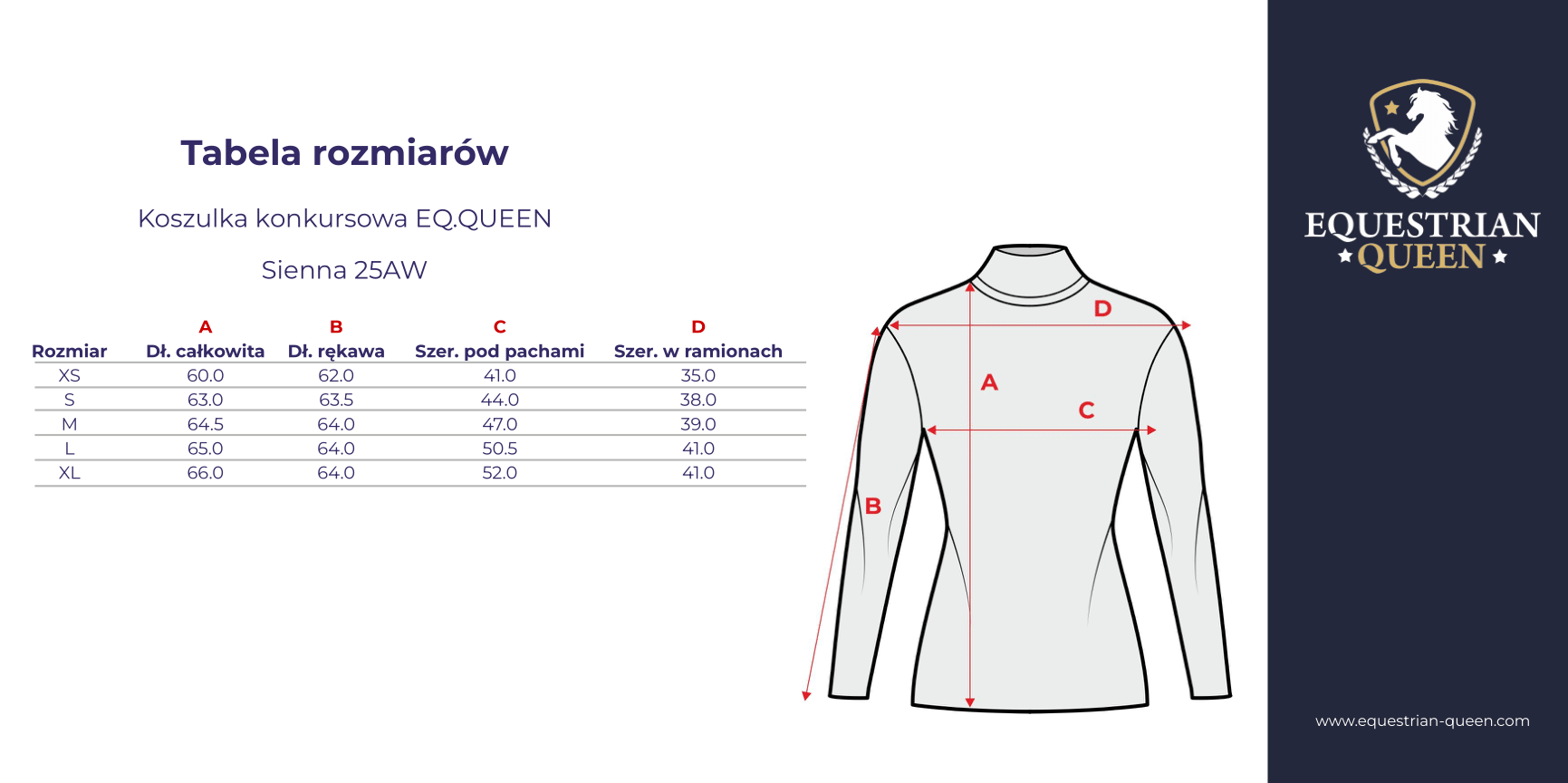 T-shirt competizione EQ.QUEEN Sienna 25AW femmina