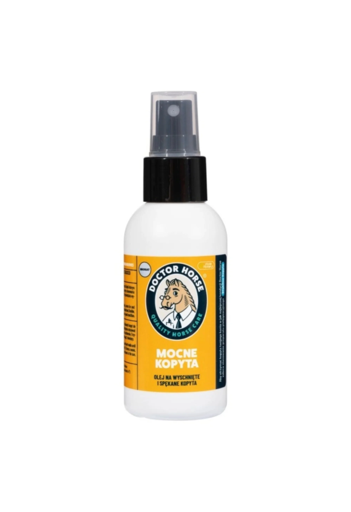 Spray DOCTORHORSE per zoccoli Forti Secchi con glitter 100ml