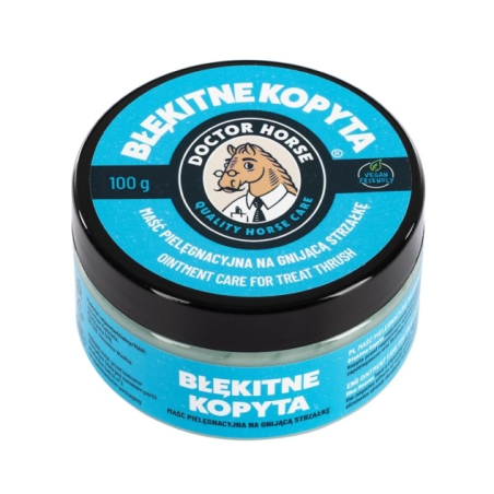 Unguento DOCTORHORSE su fettoni BlueCocket 100g