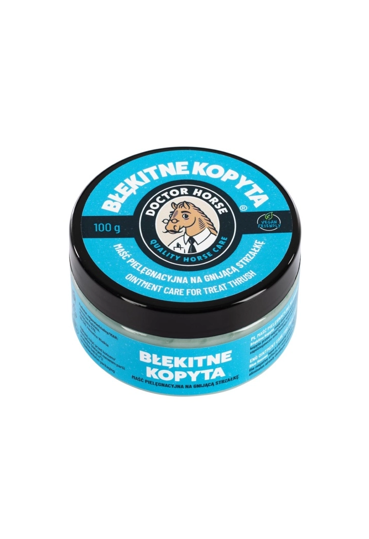 Unguento DOCTORHORSE su fettoni BlueCocket 100g