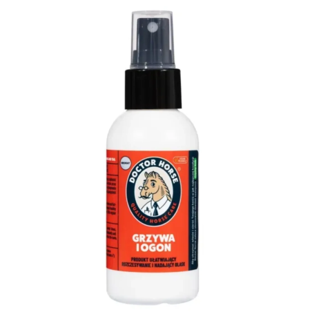 Spray DOCTORHORSE per mane Mane&Tail con glitter 100ml