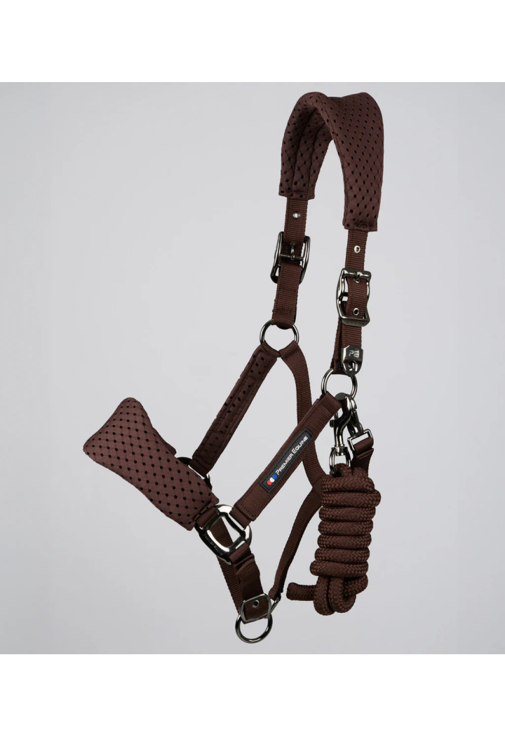 Cavezza con lunghina PREMIER EQUINE Necto 3D Mesh