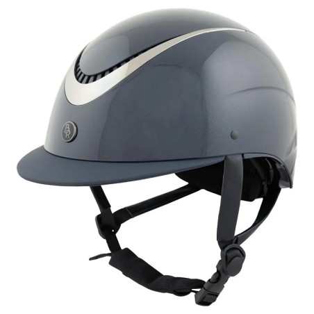 Casco da equitazione BR Theta Glossy VG1 visiera normale
