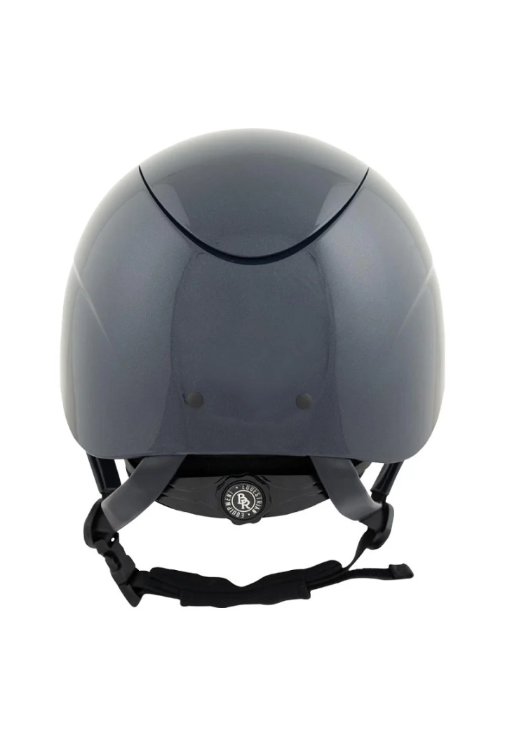 Casco da equitazione BR Theta Glossy VG1 visiera normale