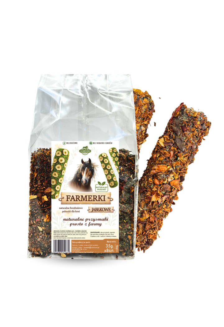 Dita di mele per cavalli da fattoria SAMFARM 8 pcs