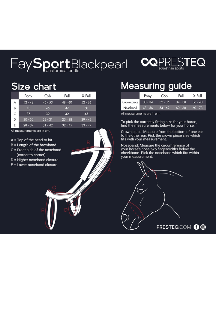 Testiera PresTEQ FaySport BlackPearl