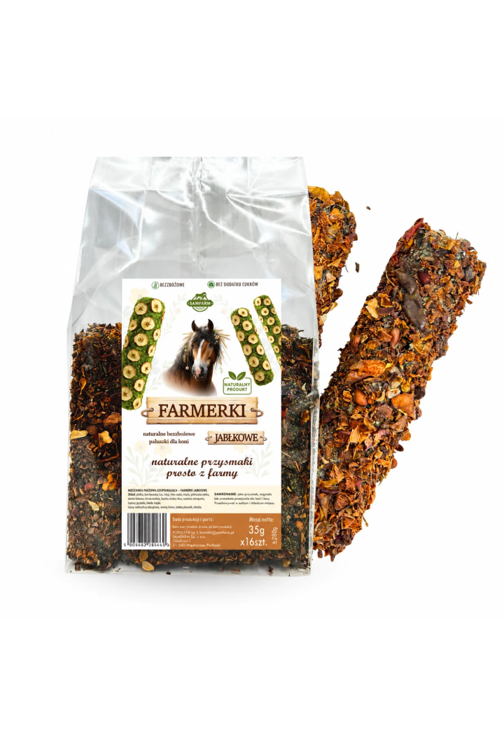 Dita di mele per cavalli da fattoria SAMFARM 16 pcs