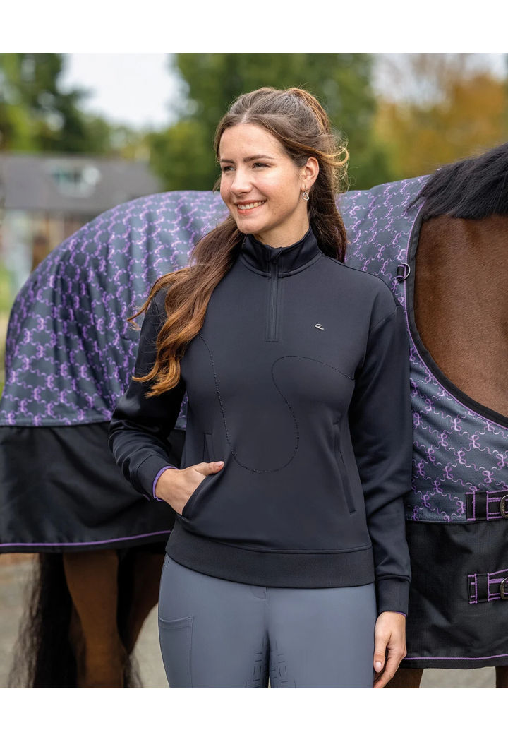 QHP Livora HalfZip Felpa 26AW donna