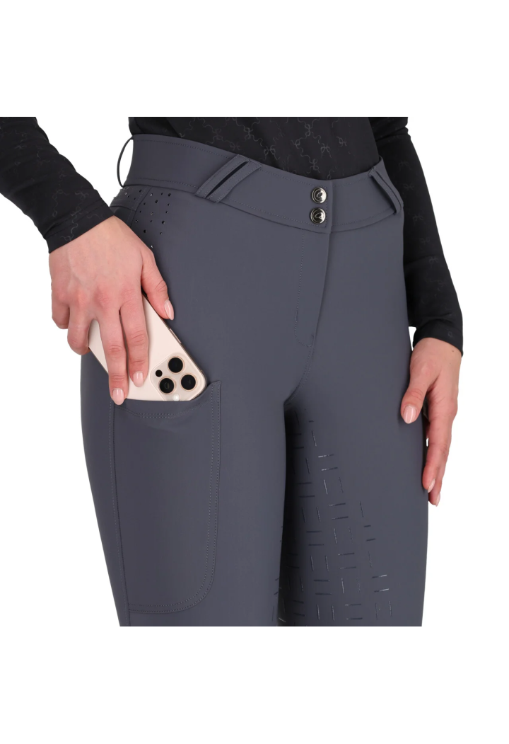 Pantaloni da equitazione QHP Livora 26AW femmina