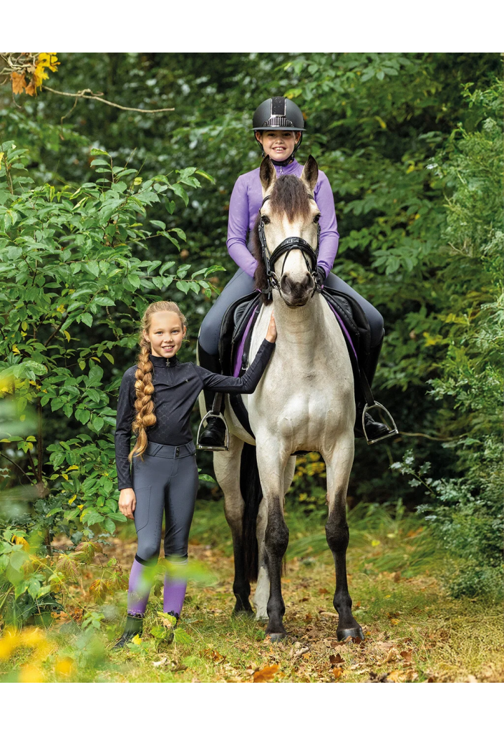 Pantaloni da equitazione QHP Livora 26AW gioventù