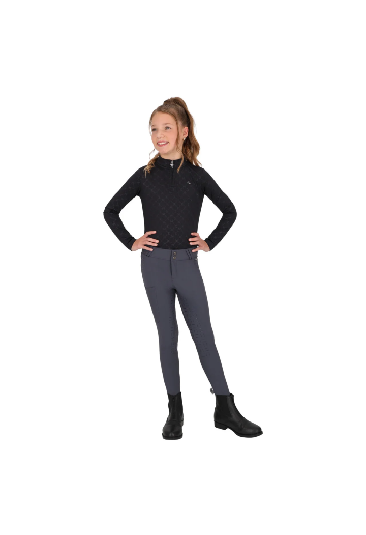 Pantaloni da equitazione QHP Livora 26AW gioventù