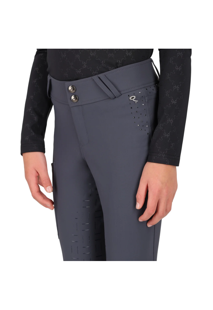 Pantaloni da equitazione QHP Livora 26AW gioventù