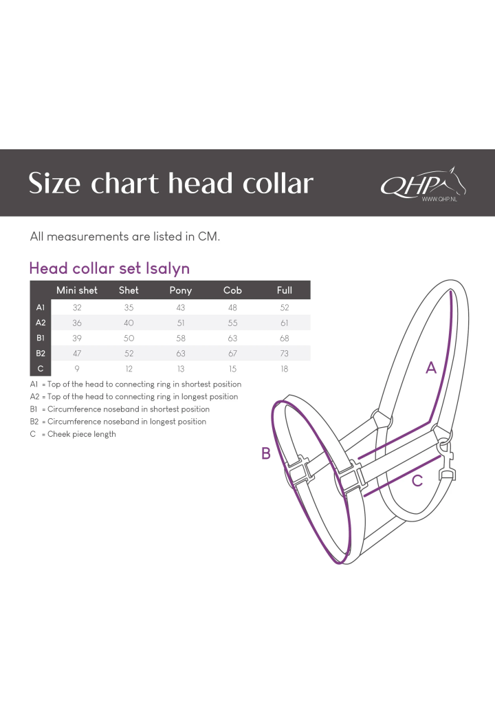 Cavezza con lunghina QHP 26AW Isalyn