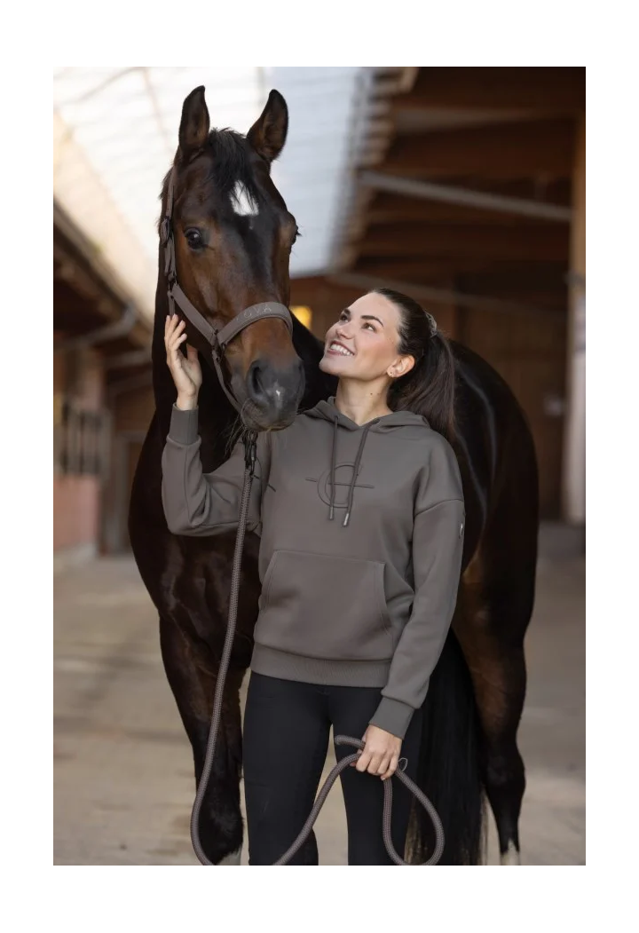 COVALLIERO 26AW felpa canguro femminile