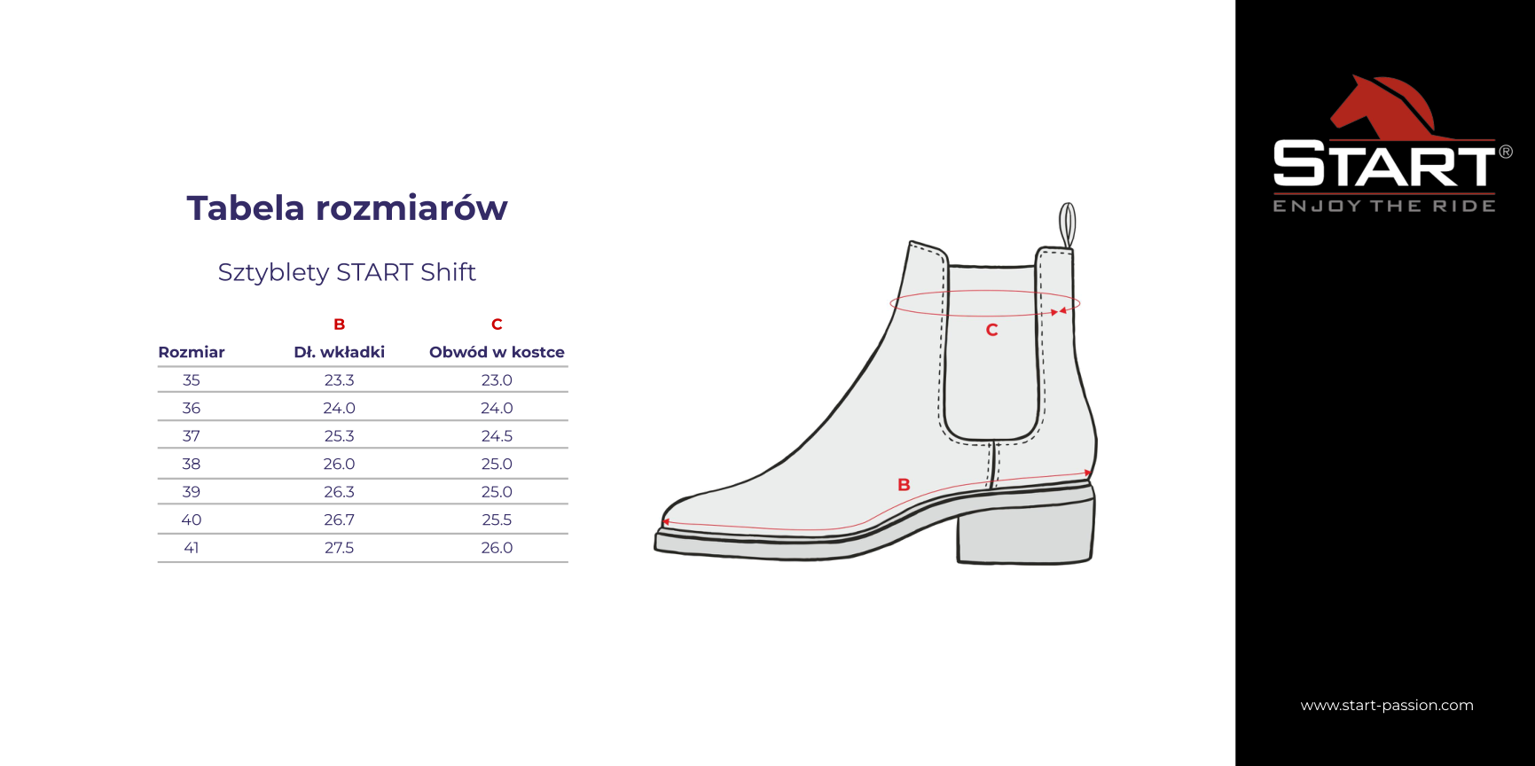 Stivaletti da equitazione START Shift